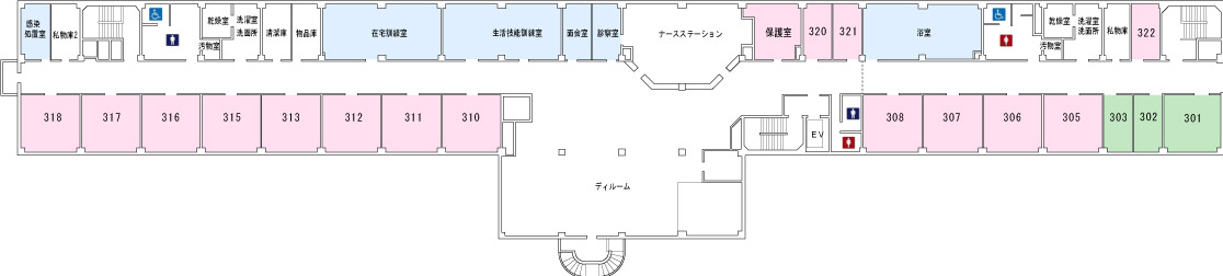 苫小牧緑ヶ丘病院3階